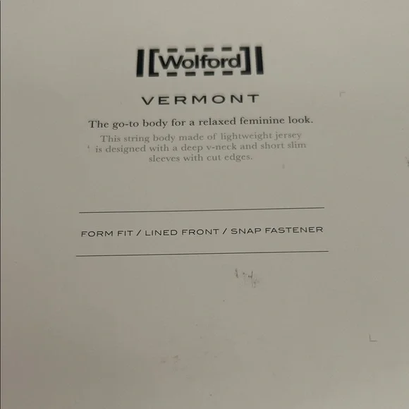 Wolford Vermont Black Short Sleeve Body Brand new in box size large - Picture 5 of 8